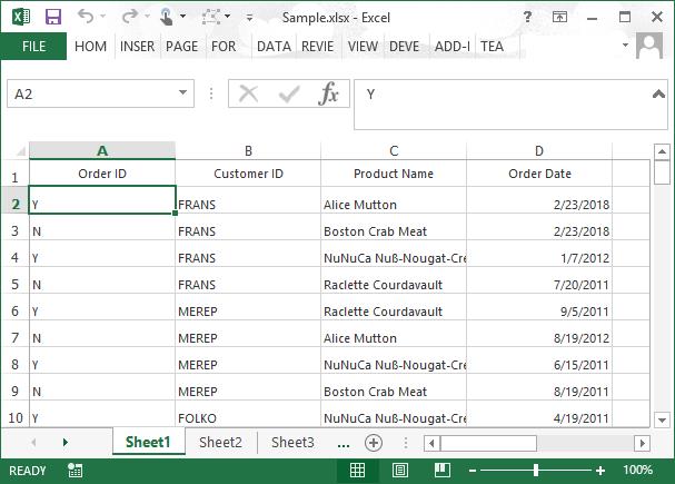 Windows forms datagrid displays customized the cell value while exporting to excel