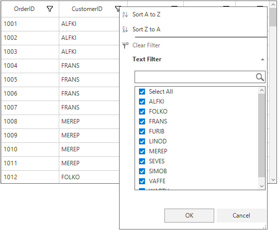 Getting Started | DataGrid Control For Windows Forms | Syncfusion