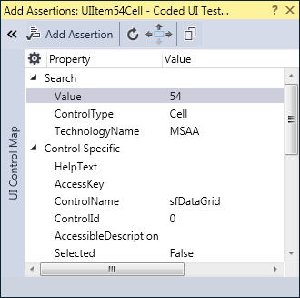  Create an assertion to check the modified cell value in Windows Forms DataGrid