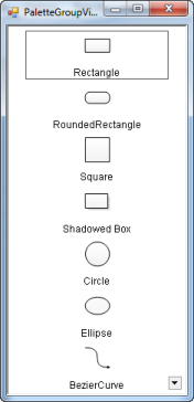 Palette group view control through Code in WindowsForms
