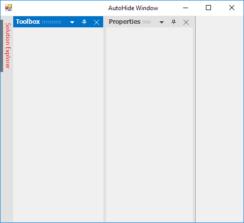 Customized forecolor of tabs in auto hide windows