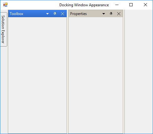 Visual Studio 2005 theme DockingManager