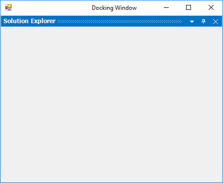 Full screen Dock window