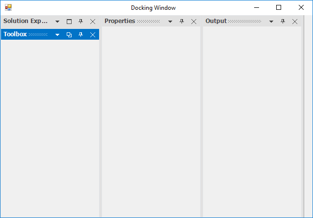 Maximize and restore options in Dock window