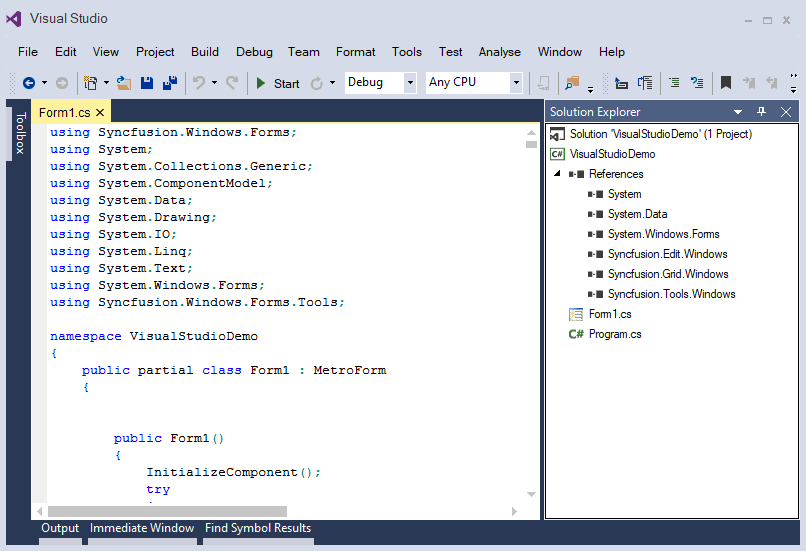 Visual Style Dock windows in DockingManager