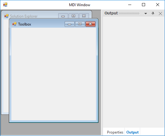 MDI windows for Windows Forms