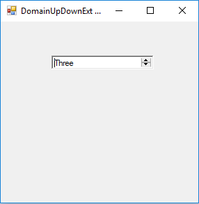 Adding items in WindowsForms Domain Up Down