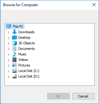 wf folder browser
