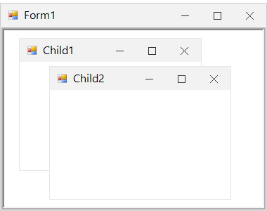 Winforms showing the added the mdi child form