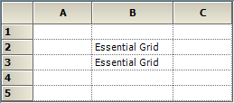 Text and CellValue in WinForms Grid