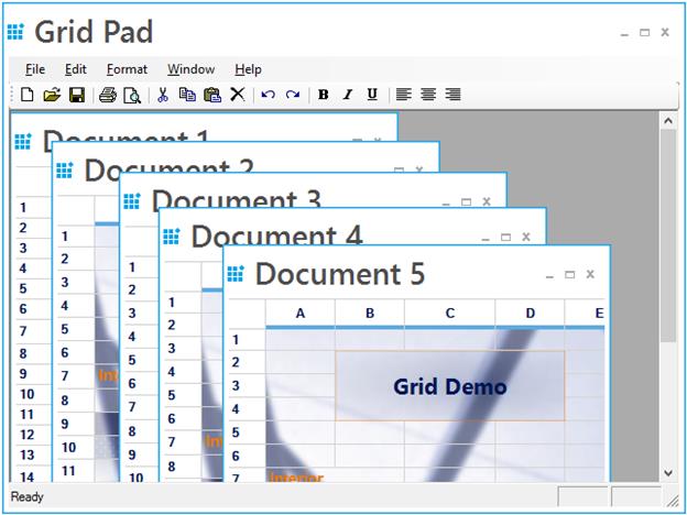 MDI in Windows Forms Grid Control