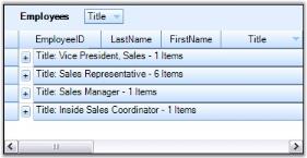 Sort Order While Grouping in Data Representation for GridGrouping Control
