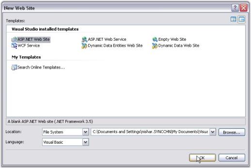 WindowsForms Grouping Creating an ASP.NET Application