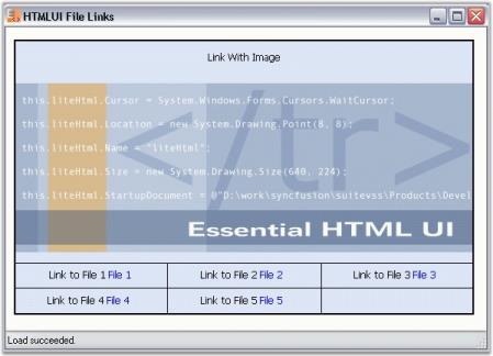 Link files are loaded in HTMLUIControl