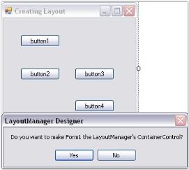 Adding layout manager to form
