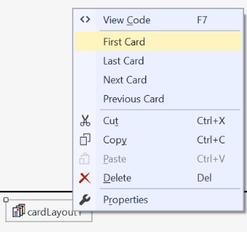 Change selected card through smart tag in designer