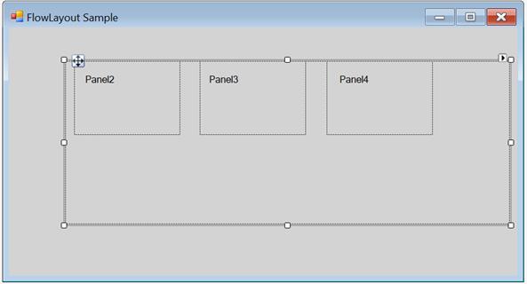 Arranged child controls in Flow layout