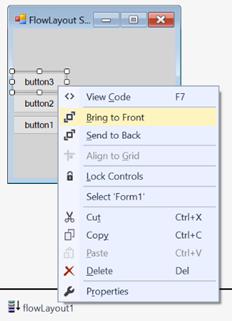 Rearranging the child controls in designer using context menu
