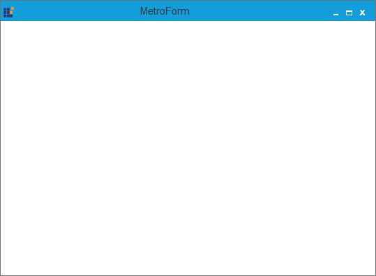 Metro form in windows forms