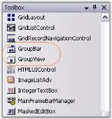 GroupBar Control in Windows Forms