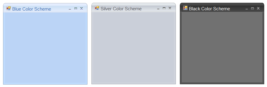 Winforms showing background color applied in office2007form
