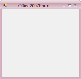 Winforms showing colorscheme managed applied in office2007form