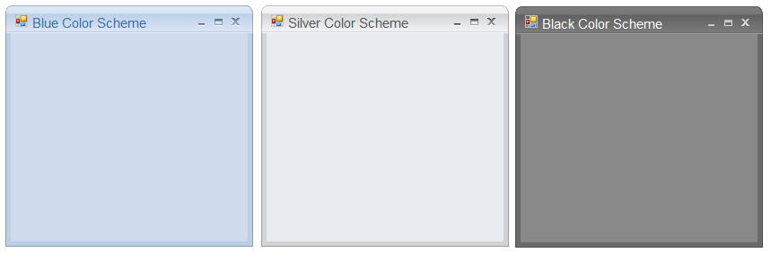 Winforms showing background color applied in office2010form