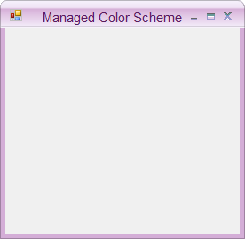 Winforms showing colorscheme managed applied in office2007form