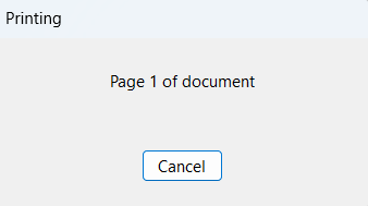 Windows Forms PDF Viewer Hide Print Status Dialog