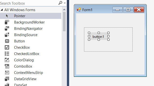 Adding button to PopupControlContainer