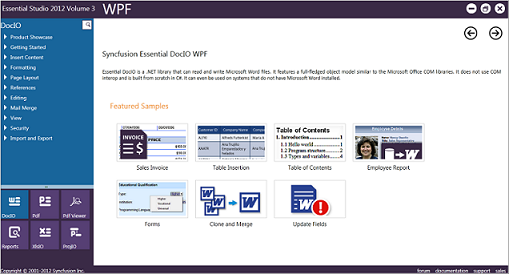 WPF Sample Displayed