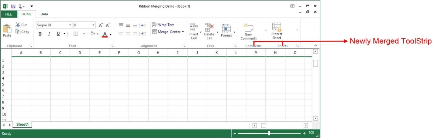 New ToolStripEx merged with parent form