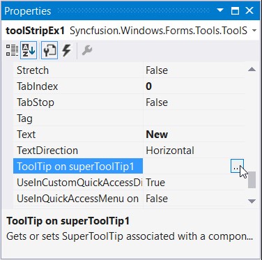 SuperToolTip property window in designer