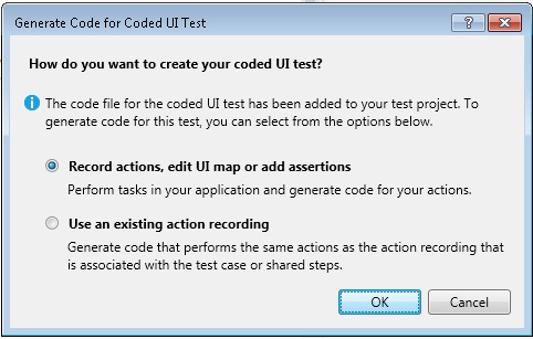 WinForms showing the codedui generatecode in scrollframe