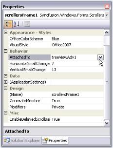 Winforms showing the attached office2007style scrollbars in scrollframe