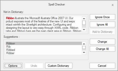 Spell Checker for loaded text in WindowsForms