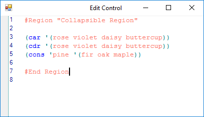 Windows Forms EditControl configured for custom language