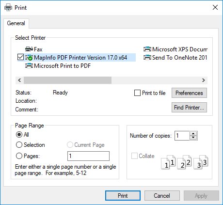 Print dialog in syntax editor