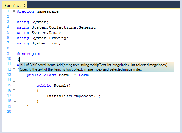 Gradient backcolor context prompt in WindowsForms Syntax Editor