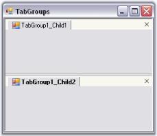 Tab groups created by code