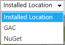 Select the required assembly location from the Syncfusion Item Template Wizard