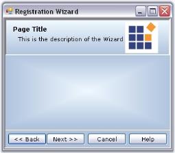 Wizard page background