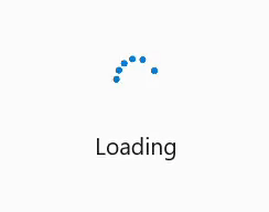 BusyIndicator control getting started in WinUI