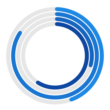 Stacked doughnut chart in WinUI