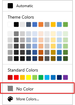 ColorPalette selecting a transparent color