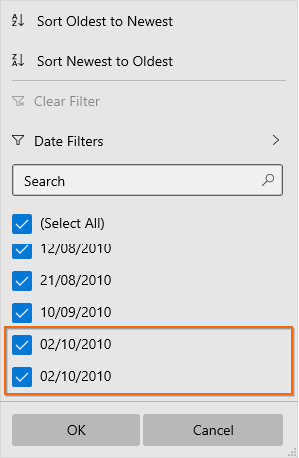 Filtering WinUI DataGrid based on Formatted String