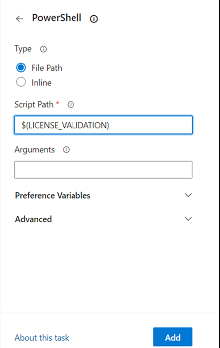 LicenseKeyValidation script