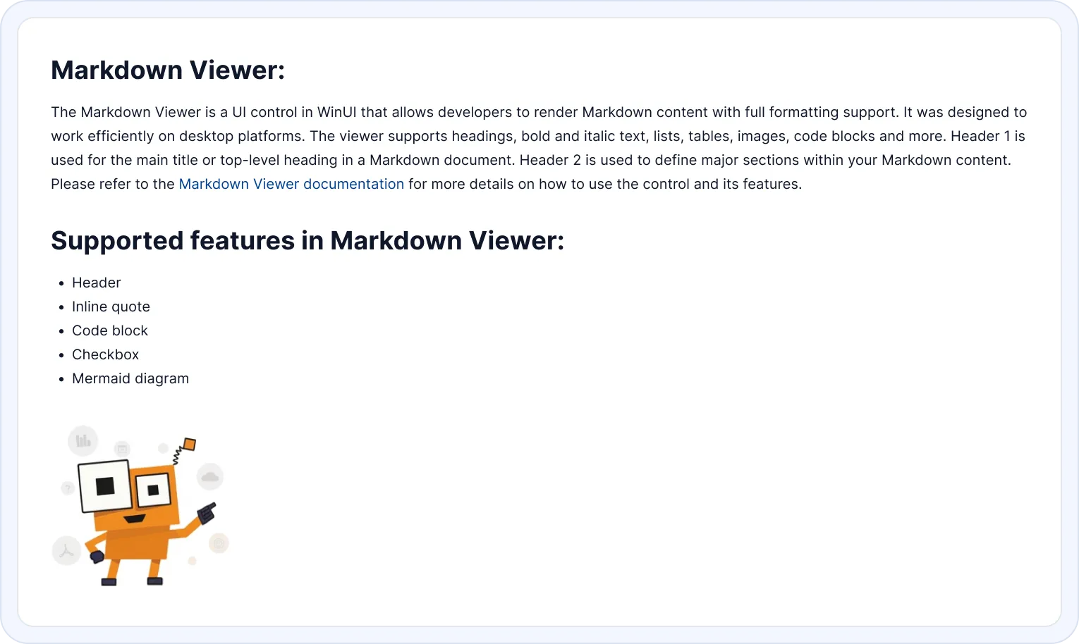 Markdown Viewer Overview