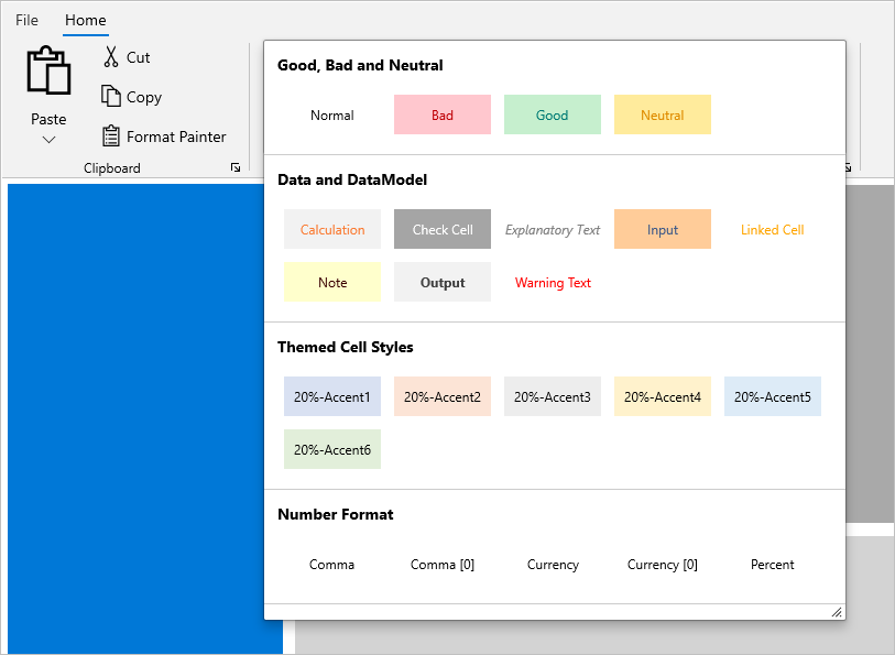 RibbonGallery with built-in Grouping