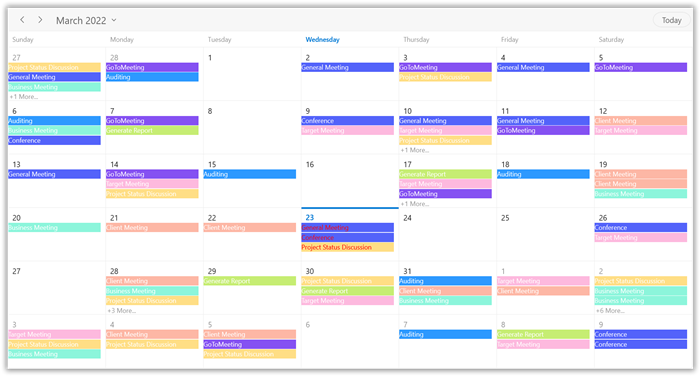customize-month-cell-appointment-appearance-using-data-template-selector-in-winui-scheduler-month-view